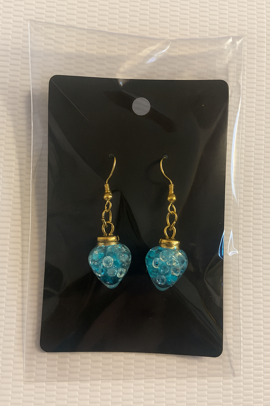 GITD Crystal Potion Bottle Earrings