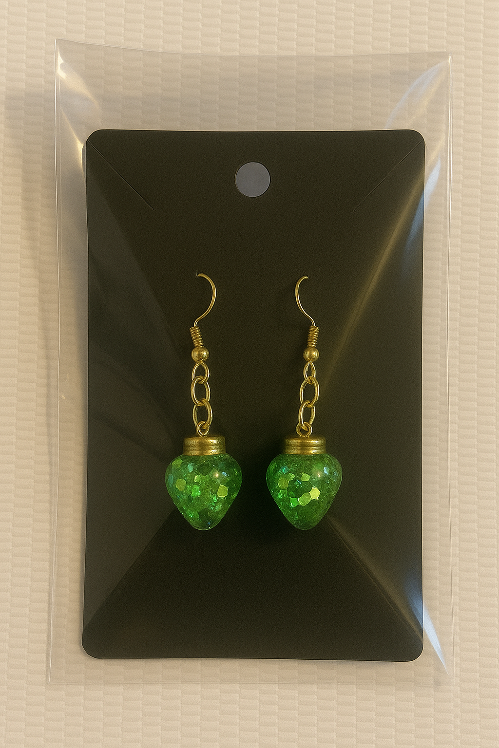 GITD Crystal Potion Bottle Earrings