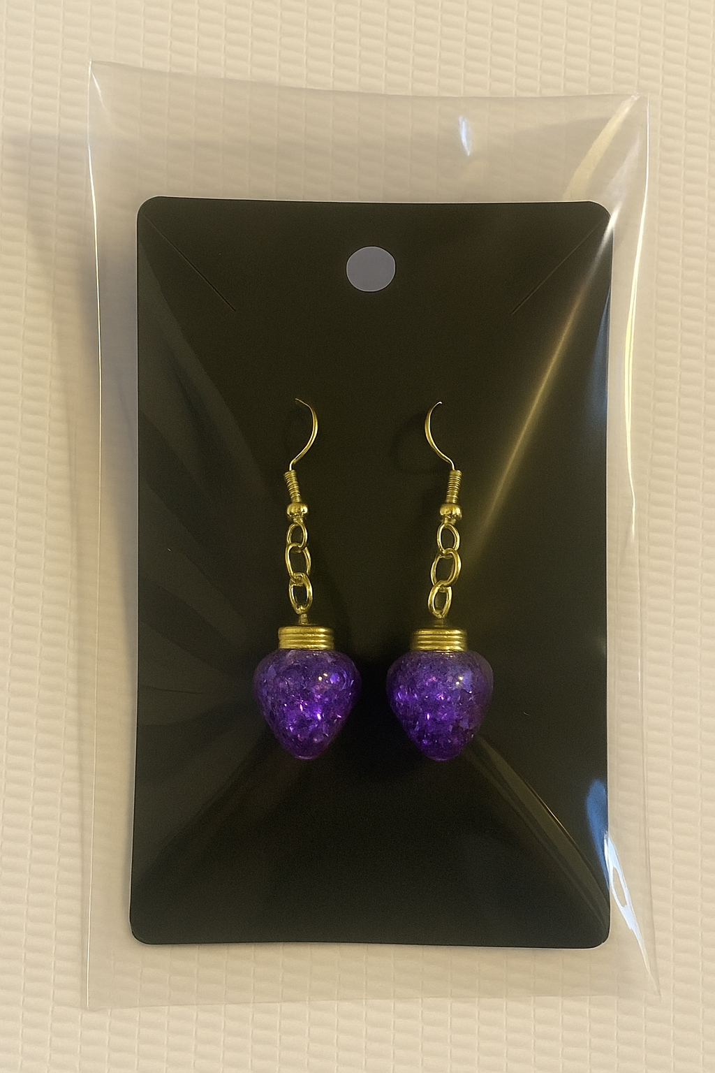 GITD Crystal Potion Bottle Earrings
